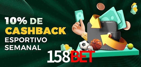 10% de bônus de cashback na 158bet